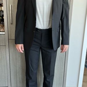 Classic Egara Black/Gray Men's Suit